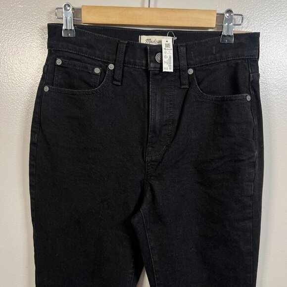 Madewell The Perfect Vintage Flare Jean Size 26 Sherborn Wash Black High Rise - Picture 6 of 14